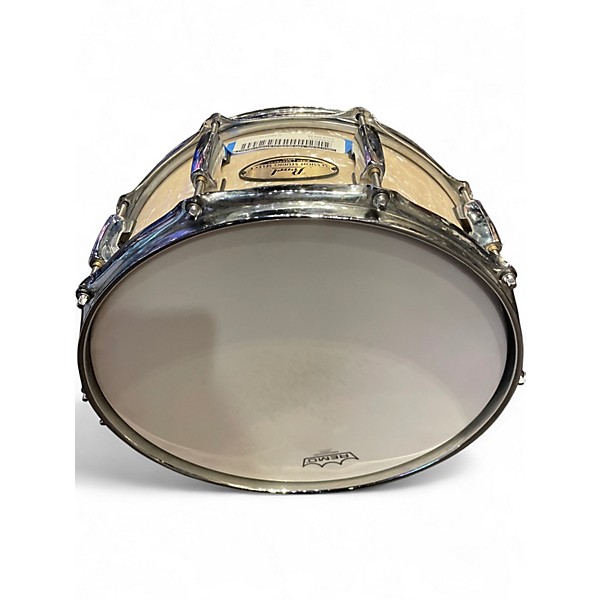 Used Pearl 14in Session Studio Select Birch/Mahogany Snare Antique Ivory Drum
