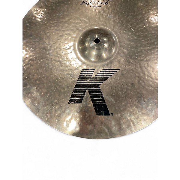 Used Zildjian 17in K Custom Fast Crash Cymbal