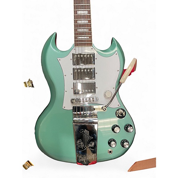Used 2021 Gibson Kirk Douglas SG Iverness Green Solid Body Electric Guitar