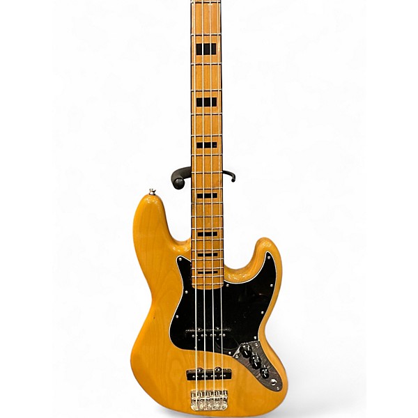 Used Squier Classic Vibe 70s Jazz Bass Natural Electric Bass Guitar