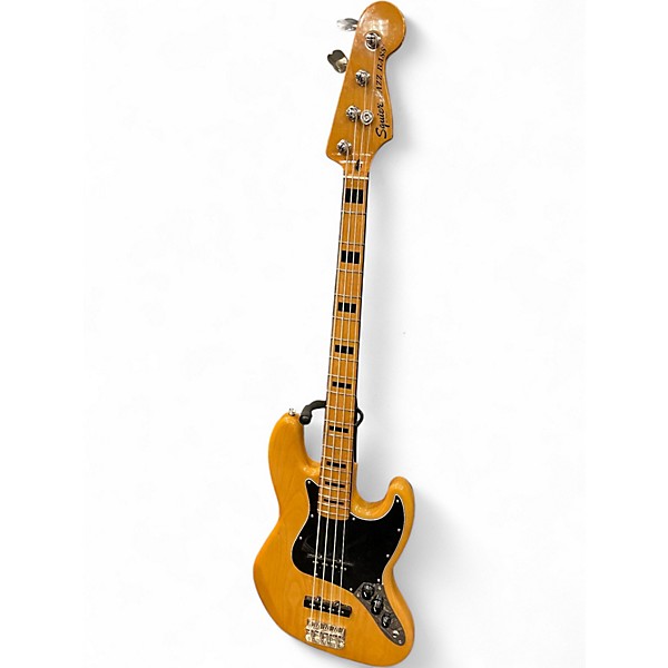 Used Squier Classic Vibe 70s Jazz Bass Natural Electric Bass Guitar