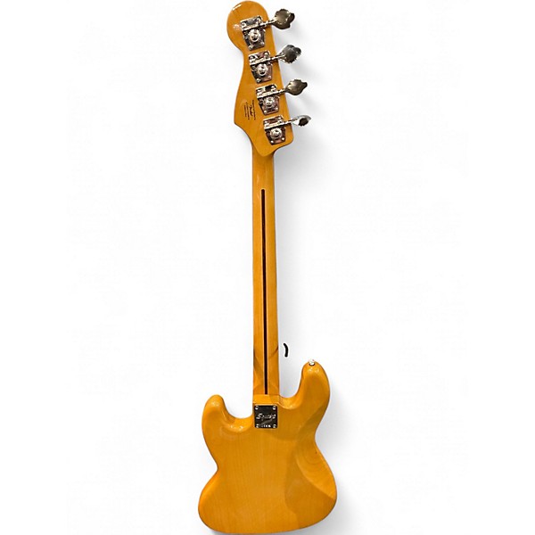 Used Squier Classic Vibe 70s Jazz Bass Natural Electric Bass Guitar