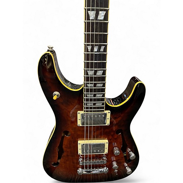 Used Schecter Guitar Research C-1 E/A Sunburst Solid Body Electric Guitar
