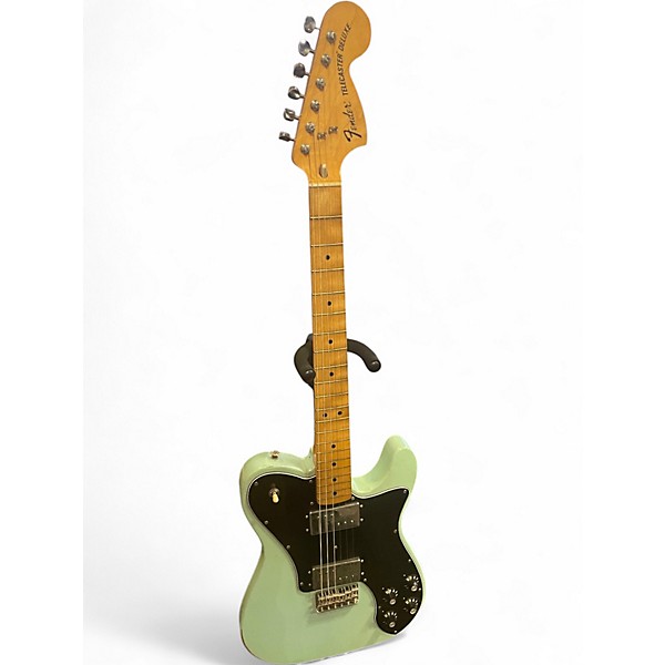 Used Fender Vintera Road Worn 70s Telecaster Deluxe Dapnne Blue Solid Body Electric Guitar
