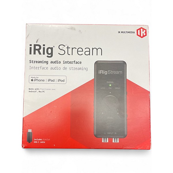 Used IK Multimedia iRig Stream iOS Audio Interface