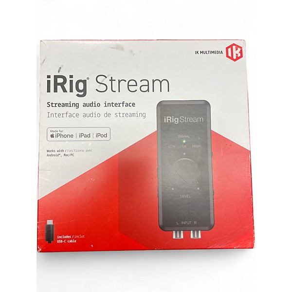 Used IK Multimedia iRig Stream iOS Audio Interface