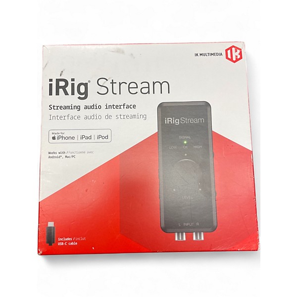 Used IK Multimedia iRig Stream iOS Audio Interface