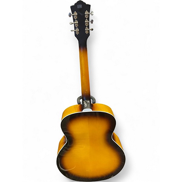 Used Guild F-250E Tobacco Sunburst Acoustic Electric Guitar