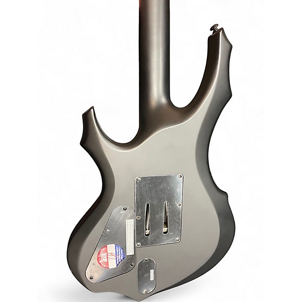 Used ESP black metal F series matte black Solid Body Electric Guitar