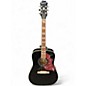 Used Epiphone Hummingbird Pro Black Acoustic Electric Guitar thumbnail