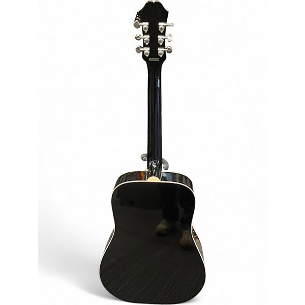 Used Epiphone Hummingbird Pro Black Acoustic Electric Guitar