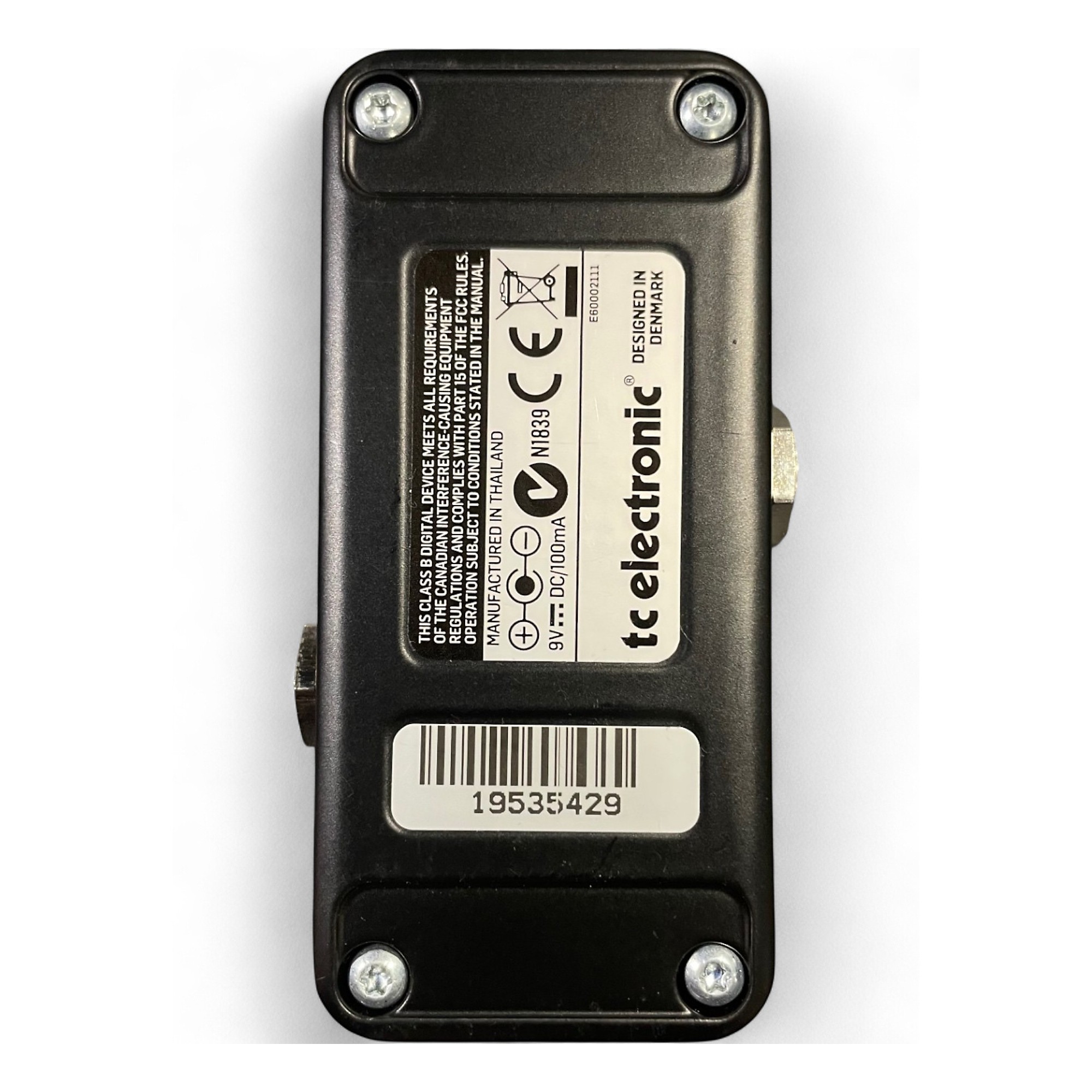 Used TC Electronic Bodyrez Acous Acoustic Enhancer Effect Pedal