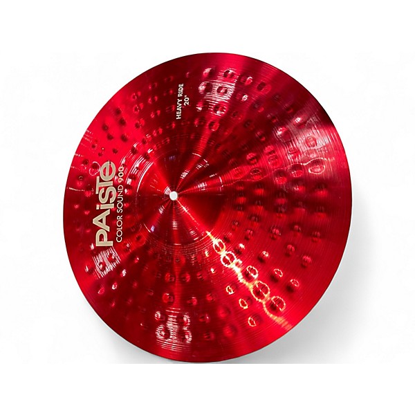 Used Paiste 20in COLORSOUND 900 HEAVY RIDE Cymbal