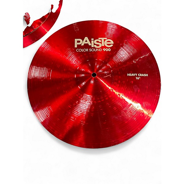 Used Paiste 16in COLORSOUND 900 HEAVY CRASH  Cymbal