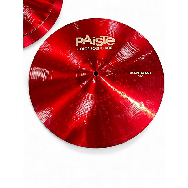 Used Paiste 16in COLORSOUND 900 HEAVY CRASH  Cymbal