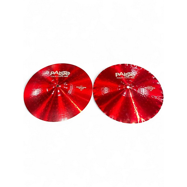 Used Paiste 14in COLORSOUND 900 HIHAT PAIR Cymbal