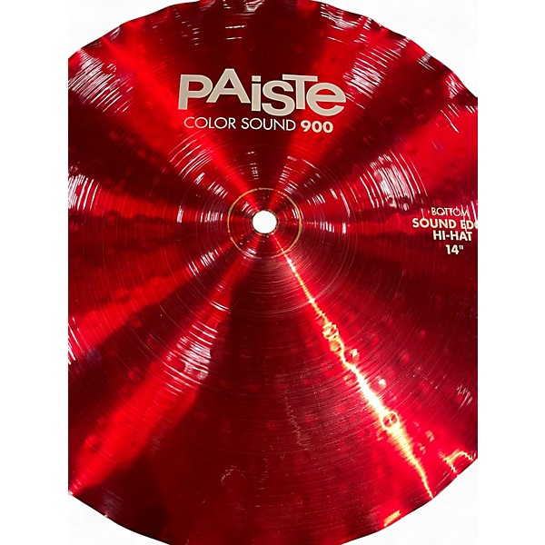 Used Paiste 14in COLORSOUND 900 HIHAT PAIR Cymbal