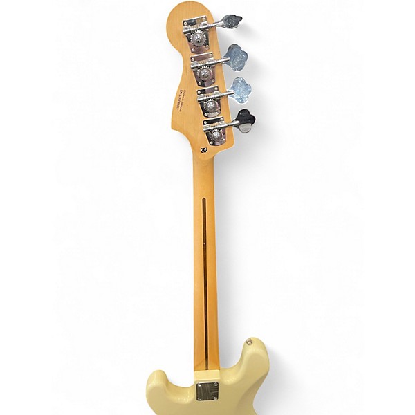 Used Squier Standard Precision Bass Vintage White Electric Bass Guitar