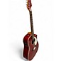 Used Fender Sonoran Candy Apple Red Acoustic Electric Guitar