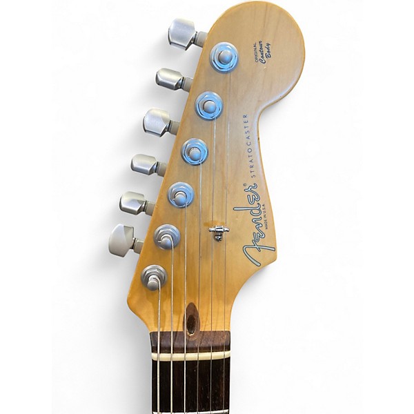 Used Fender American Standard Stratocaster Trans White Solid Body Electric Guitar