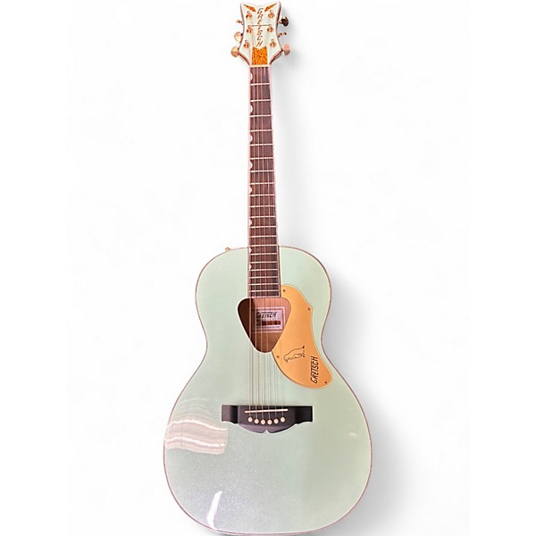 Used Gretsch Guitars G5021E Rancher Penguin Parlor Mint Green Acoustic Electric Guitar