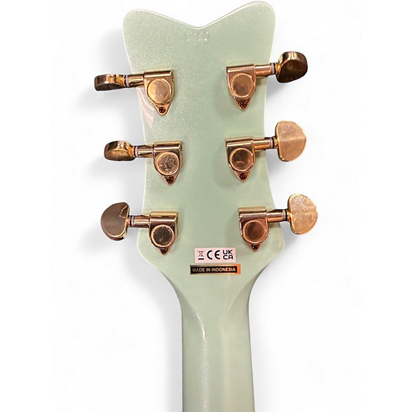 Used Gretsch Guitars G5021E Rancher Penguin Parlor Mint Green Acoustic Electric Guitar