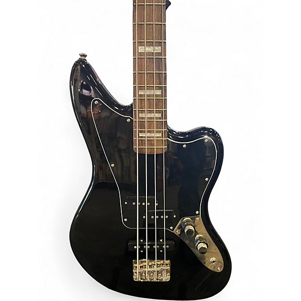 Used Squier Classic Vibe Jaguar Bass Black Electric Bass Guitar