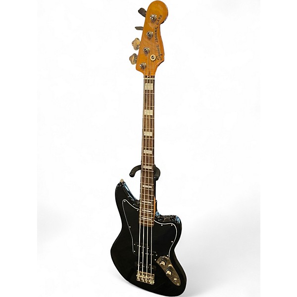 Used Squier Classic Vibe Jaguar Bass Black Electric Bass Guitar