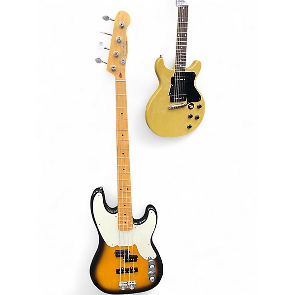 Used Fender 1995 Custom Shop P Bass 2 Tone Sunburst Electric Bass Guitar
