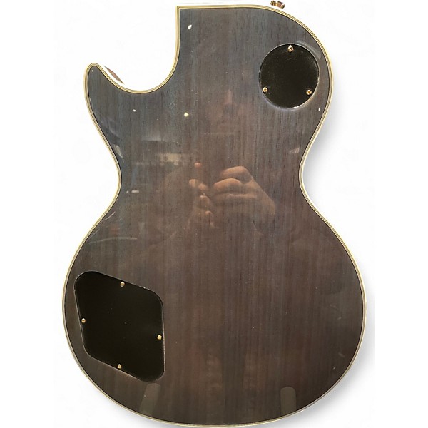 Used Epiphone Les Paul Custom Quilt Ocean Blue Solid Body Electric Guitar