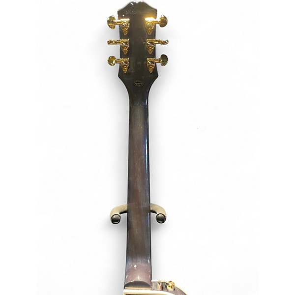 Used Epiphone Les Paul Custom Quilt Ocean Blue Solid Body Electric Guitar