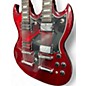 Used Hameln DOUBLE NECK SG Crimson Red Trans Solid Body Electric Guitar