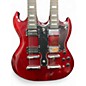 Used Hameln DOUBLE NECK SG Crimson Red Trans Solid Body Electric Guitar