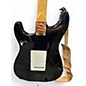 Used Starcaster by Fender Stratocaster Black Solid Body Electric Guitar