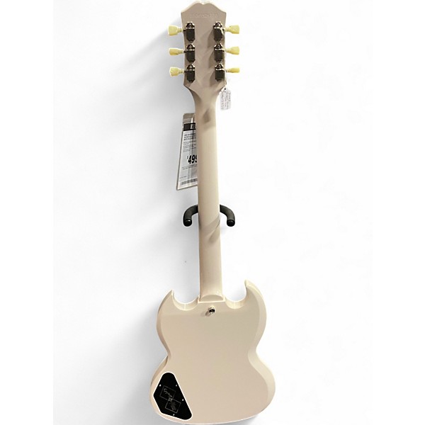 Used 2023 Epiphone 50th Anniversary 1961 Reissue SG Special AGED CLASSIC WHITE Solid Body Electric Guitar