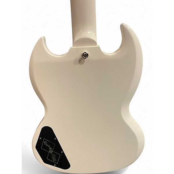 Used 2023 Epiphone 50th Anniversary 1961 Reissue SG Special AGED CLASSIC WHITE Solid Body Electric Guitar
