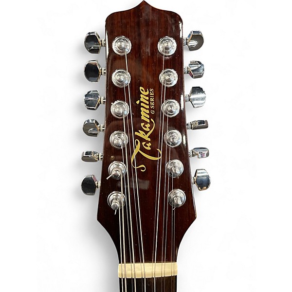 Used Takamine EG523SC12 Natural 12 String Acoustic Electric Guitar