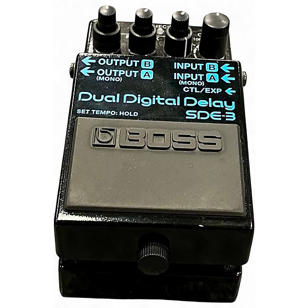 Used BOSS SDE-3 DUAL DIGITAL DELAY Effect Pedal