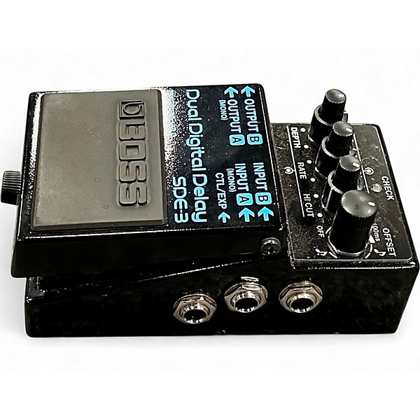 Used BOSS SDE-3 DUAL DIGITAL DELAY Effect Pedal