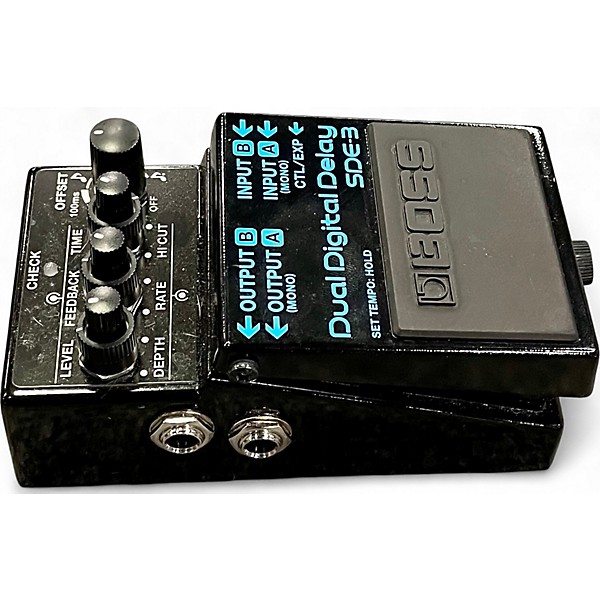 Used BOSS SDE-3 DUAL DIGITAL DELAY Effect Pedal