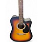 Used Fender FA-28CE 2 Color Sunburst Acoustic Electric Guitar