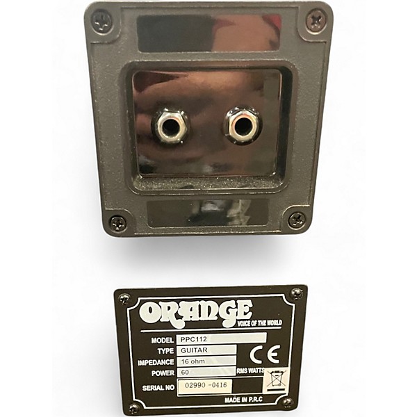 Used Orange Amplifiers PPC112C 1x12 Guitar Cabinet