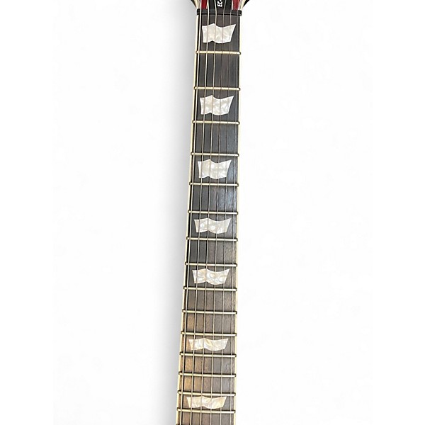 Used ESP LTD EC401QM SATIN BLACK CHERRY Solid Body Electric Guitar