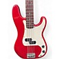 Used Squier P-BASS RED Electric Bass Guitar