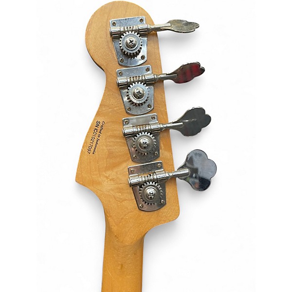 Used Squier P-BASS RED Electric Bass Guitar