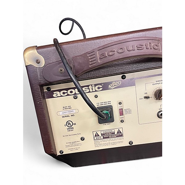 Used Acoustic A20 20W Acoustic Guitar Combo Amp