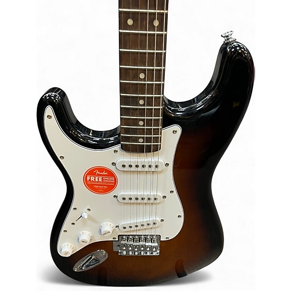 Used Squier Affinity Stratocaster 2 Color Sunburst Solid Body Electric Guitar