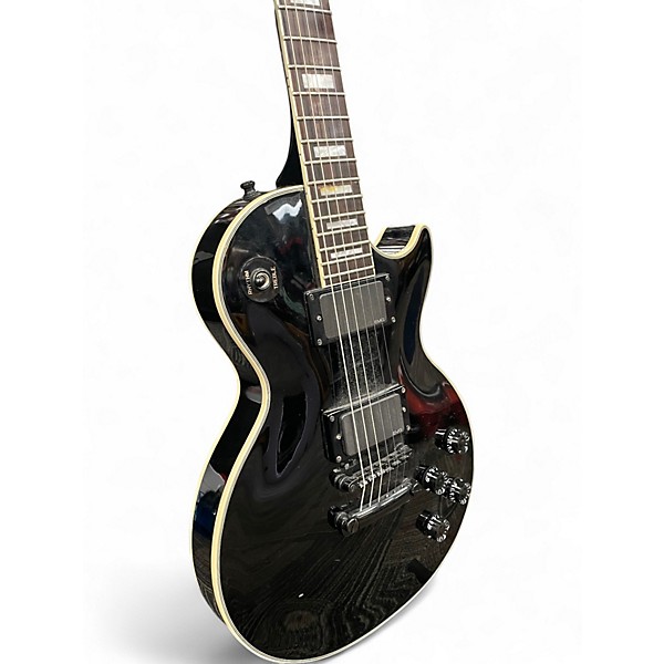 Used Epiphone Les Paul Custom Black Solid Body Electric Guitar