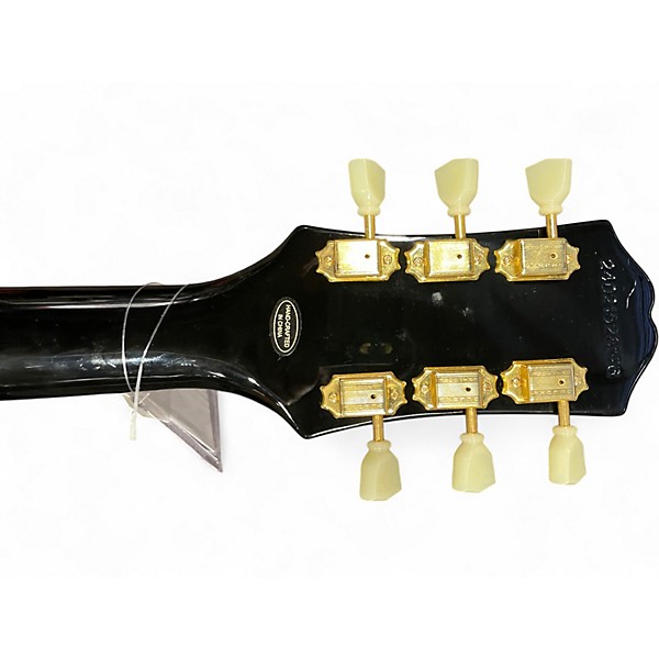 Used Epiphone LES PAUL CUSTOM P-90 Black Solid Body Electric Guitar