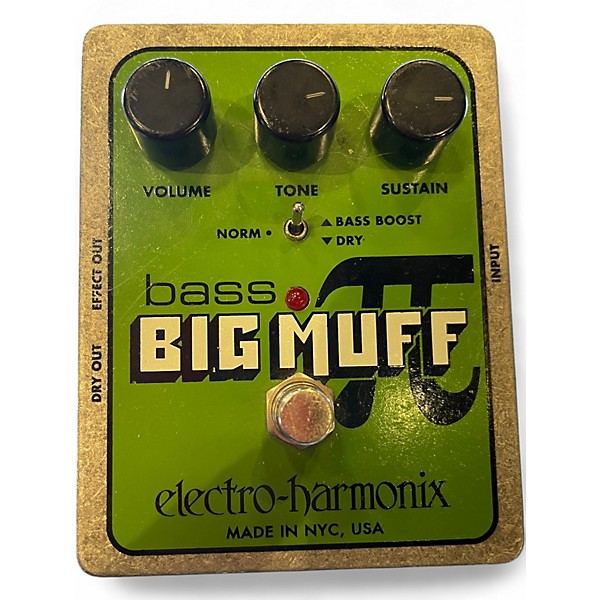 Used Electro-Harmonix XO Bass Big Muff Pi Distortion Bass Effect Pedal